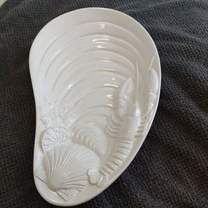 6- La Ceramic Made in Italy Seafood Bowls/ Platters 16X9 1/2 Beautiful!